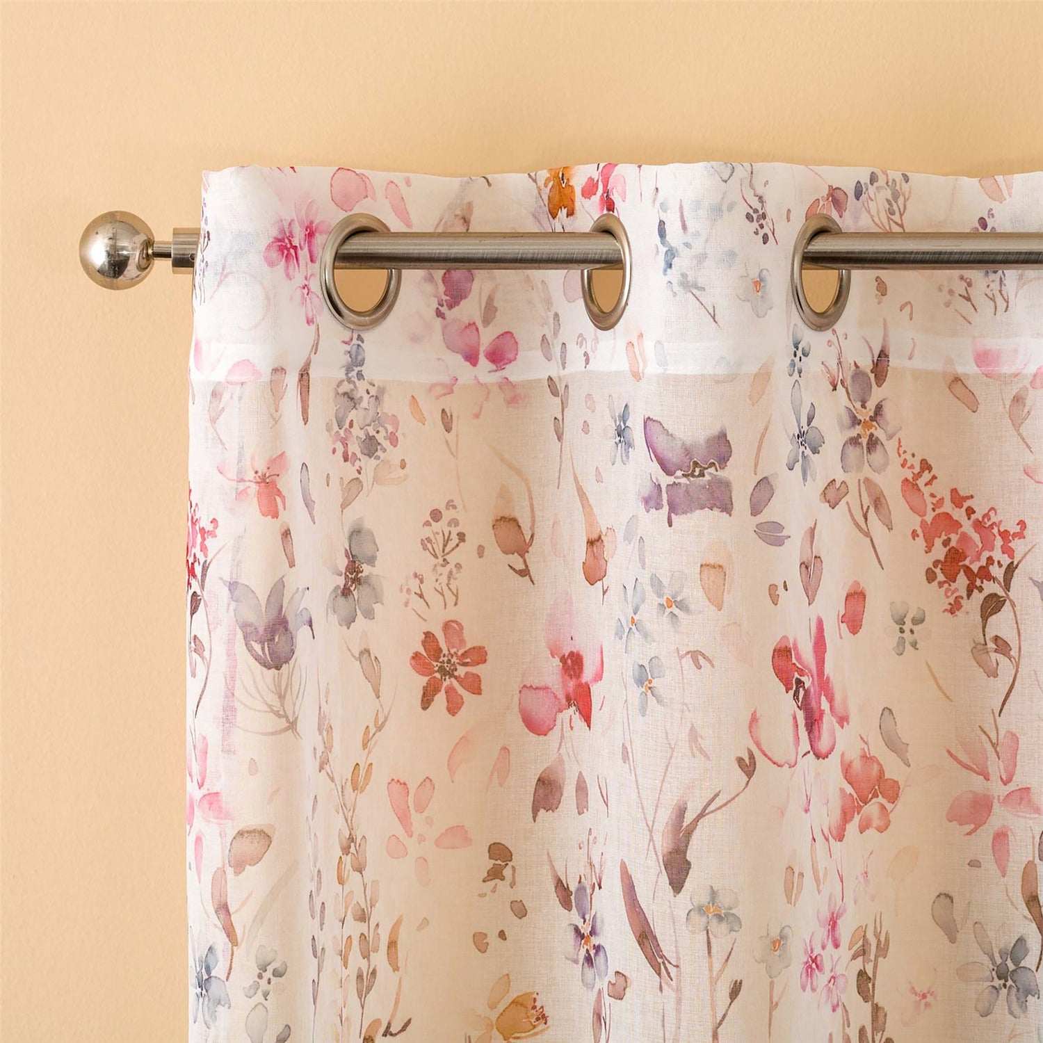 CARILLO HOME - Tenda Giulia Rosa - 140x280 cm
